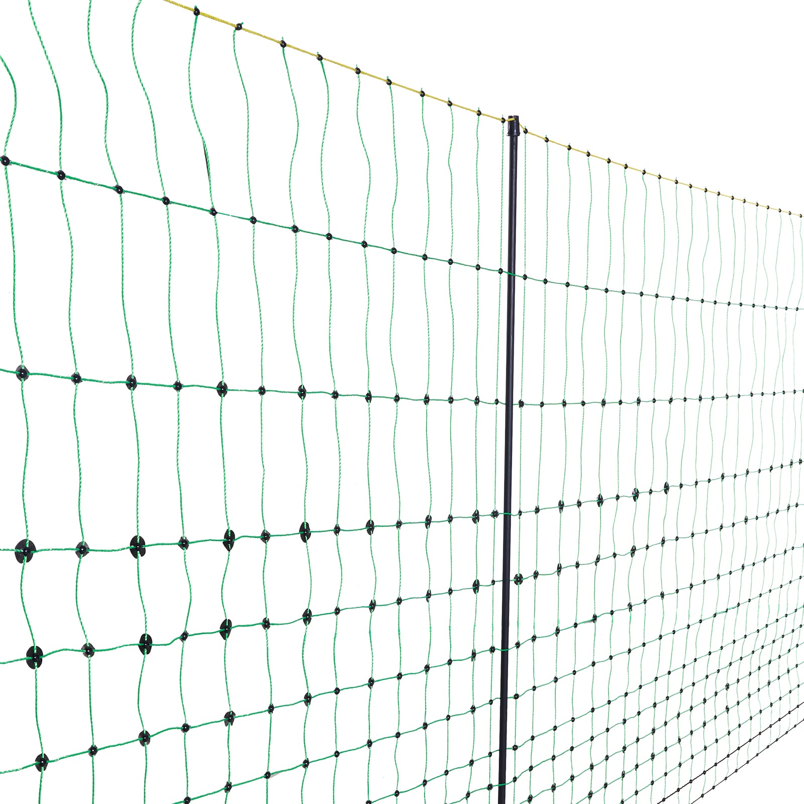 Electric Fence Netting, 50" H X 164' L, Livestock Net Fencing With Posts & Stakes, Portable Mesh Nets For Goats, Sheep, Deer, Hogs, Dogs, Electric Fencing For Backyards, Gardens, Farms, Ranches_maomaolike.com